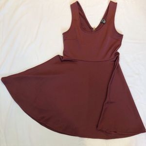Rue21 Burgundy Thick-Strap Dress